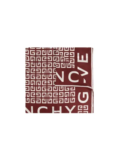 Givenchy Rectangular Scarf In Red