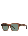 Givenchy Rectangular Sunglasses, 55mm In Transparent