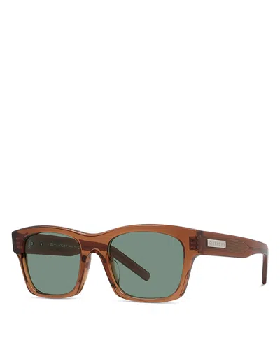 Givenchy Rectangular Sunglasses, 55mm In Transparent