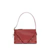 Givenchy Red Calf Leather Bos Taurus Shoulder Women's Bag In Red