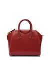 Givenchy Red Calf Leather Crossbody Bag In Red