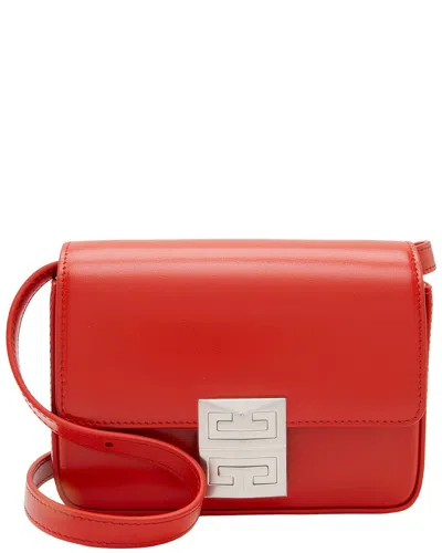 Pre-owned Givenchy Red Calfskin 4g Small Shoulder Bag (authentic Pre-loved)