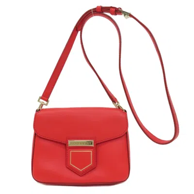 Pre-owned Givenchy Red Color Leather Shoulder Bag ()