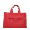 Givenchy Red Fabric Handbag In Red