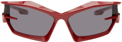 Givenchy Red Giv Cut Sunglasses In Brown