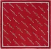 Givenchy Silk Logo Pocket Square In Red