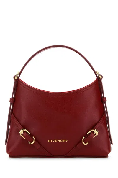 GIVENCHY GIVENCHY RED LEATHER NANO VOYOU HANDBAG