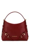 Givenchy Women Red Leather Nano Voyou Handbag In Red