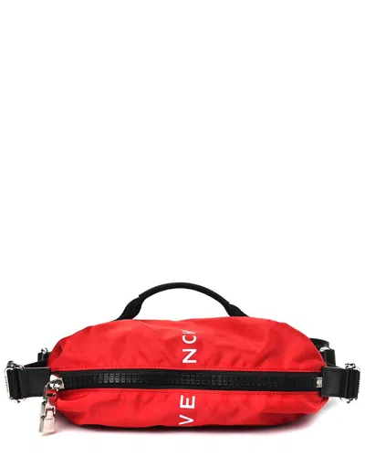 Givenchy Red Nylon G-zip Bum Bag (authentic Pre-loved)
