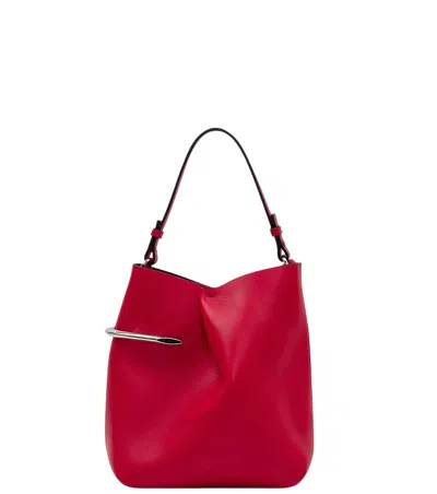 Givenchy Red Pinch Me Mini Bucket Bag