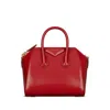 Givenchy Antigona Mini Top-handle Bag In Patent Leather In Red