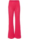 Givenchy 4g Pattern Bell Bottoms In Red