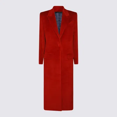 Givenchy Red Wool Coat