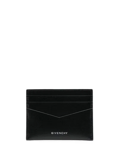 Givenchy Refined Calf Leather Card Holder In Black