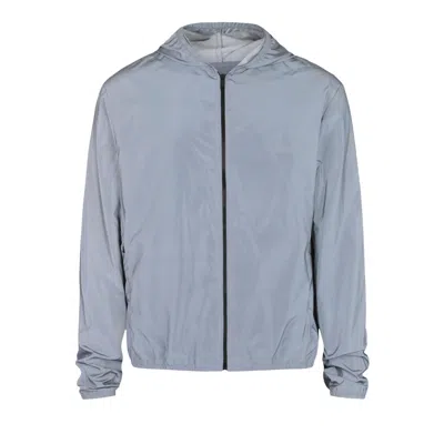 Pre-owned Givenchy Reflective Hooded Windbreaker 'light Blue' | Men's Size 46