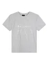 Givenchy Reflective-logo Cotton T-shirt In Grey