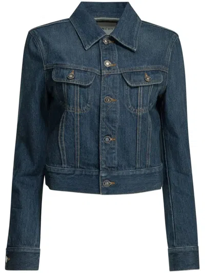 Givenchy Regular Denim Jacket In Blue