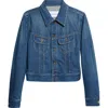 Givenchy Regular Fit Cotton Denim Jacket In Blue