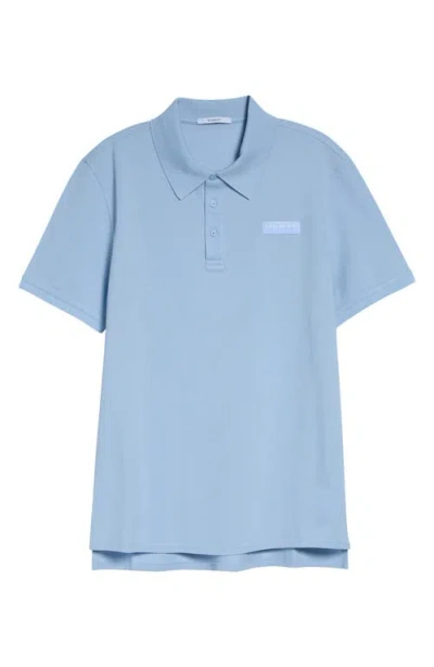 Givenchy Regular Fit Cotton Piqu Polo In Blue