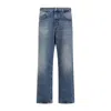 Givenchy Logo Plaque Straight-leg Jeans In Blue