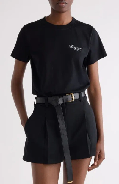 Givenchy Regular Fit Logo Graphic T-shirt In Black