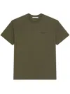 Givenchy Regular Fit Crew Neck Short Sleeve T-shirt In Green