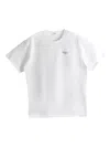 Givenchy Men White Crew Neck T-shirt With Logo On Front And Back In Cotton Man In White