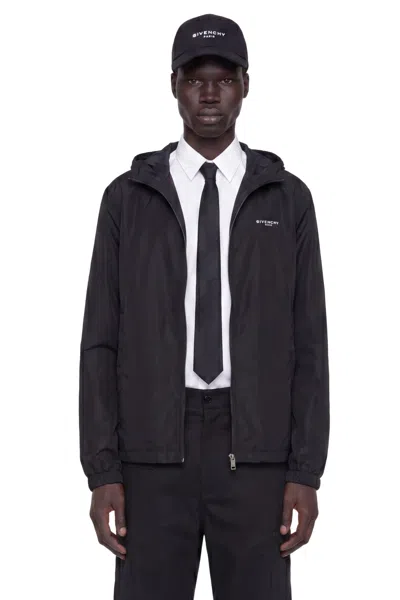 Givenchy Regular Fit Windbreaker In Brown