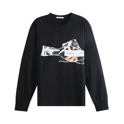 Pre-owned Givenchy Regular Long-sleeve T-shirt 'black' | Men's Size M