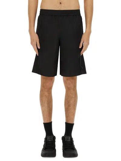 Givenchy Relaxed Fit Activewear Shorts In Recycled Fabric In Black