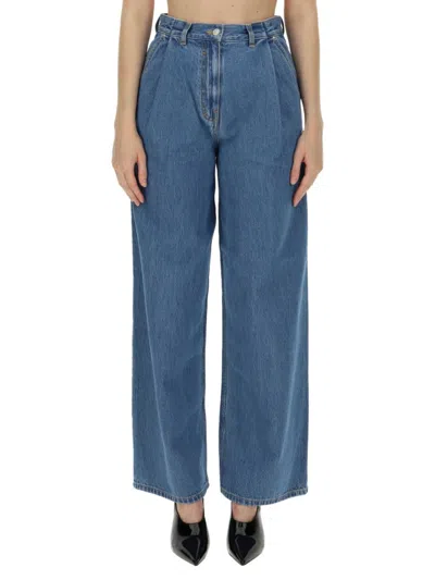 Givenchy Relaxed Fit High-waist Denim Jeans In Blue