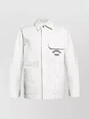 Givenchy Relaxed Fit Jacket With Front Pockets And Long Sleeves In White