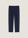 Givenchy Relaxed Fit Trousers In Flannel In Blue