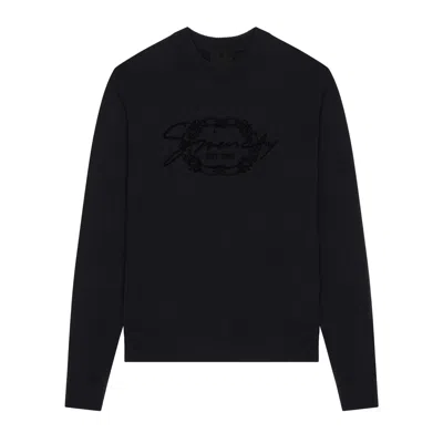 Givenchy Relaxed Fit Wool Sweater In Black