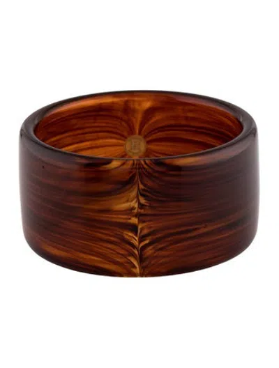 Pre-owned Givenchy Resin Bangle Bracelet, 8.25" In Multicolor