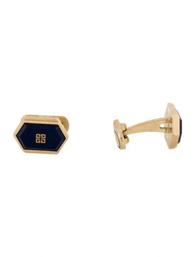 Pre-owned Givenchy Resin Cufflinks In Blue