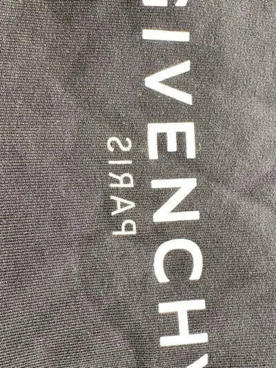 Pre-owned Givenchy Reverse Logo Hoodie In Black