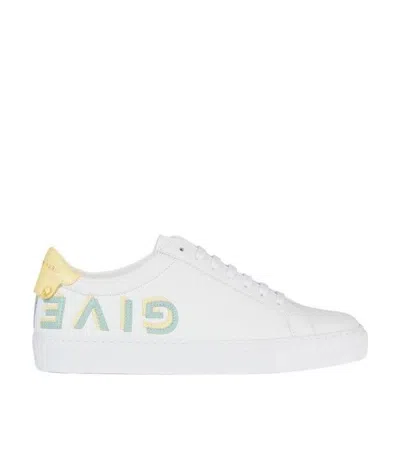 Givenchy Reverse Logo Low-top Sneakers In White