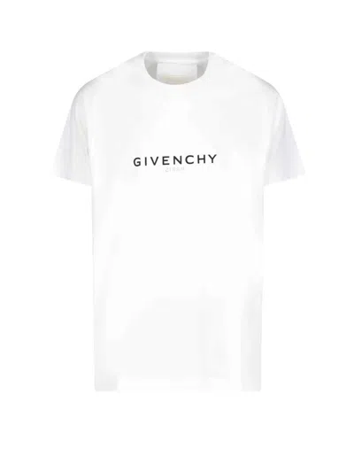 Givenchy "reverse" Logo T-shirt In White