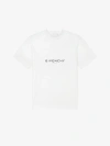 Givenchy Reverse Logo T Shirt In Blanc
