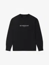 Givenchy Men's Slim Fit Sweatshirt In Printed Felpa In Black