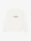 Givenchy Reverse Sweatshirt In Fleece In Off White