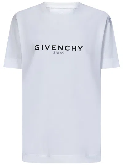 Givenchy T-shirt  Reverse  In Bianco