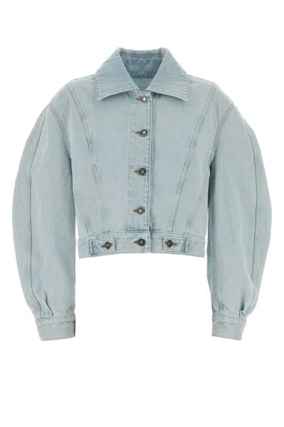 Givenchy Women Reversed Denim Jacket In Blue
