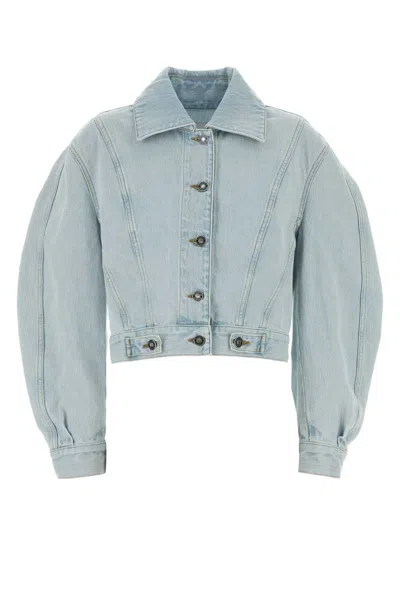 Givenchy Reversed Denim Jacket In Blue