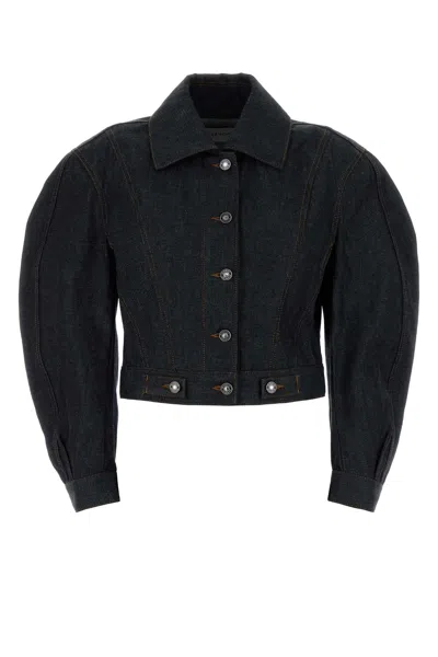 Givenchy Reversed Denim Jacket In Blue