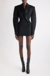 Givenchy Inside-out Cocoon Mini Blazer Dress In Black