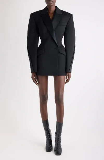 GIVENCHY GIVENCHY REVERSED SEAM COCOON JACKET DRESS