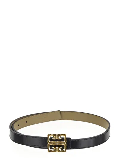 Givenchy Reversible 4g Belt In Black