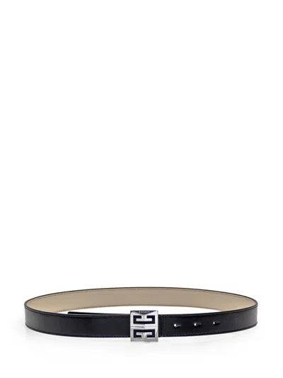 Givenchy Reversible Belt 4g In Nero